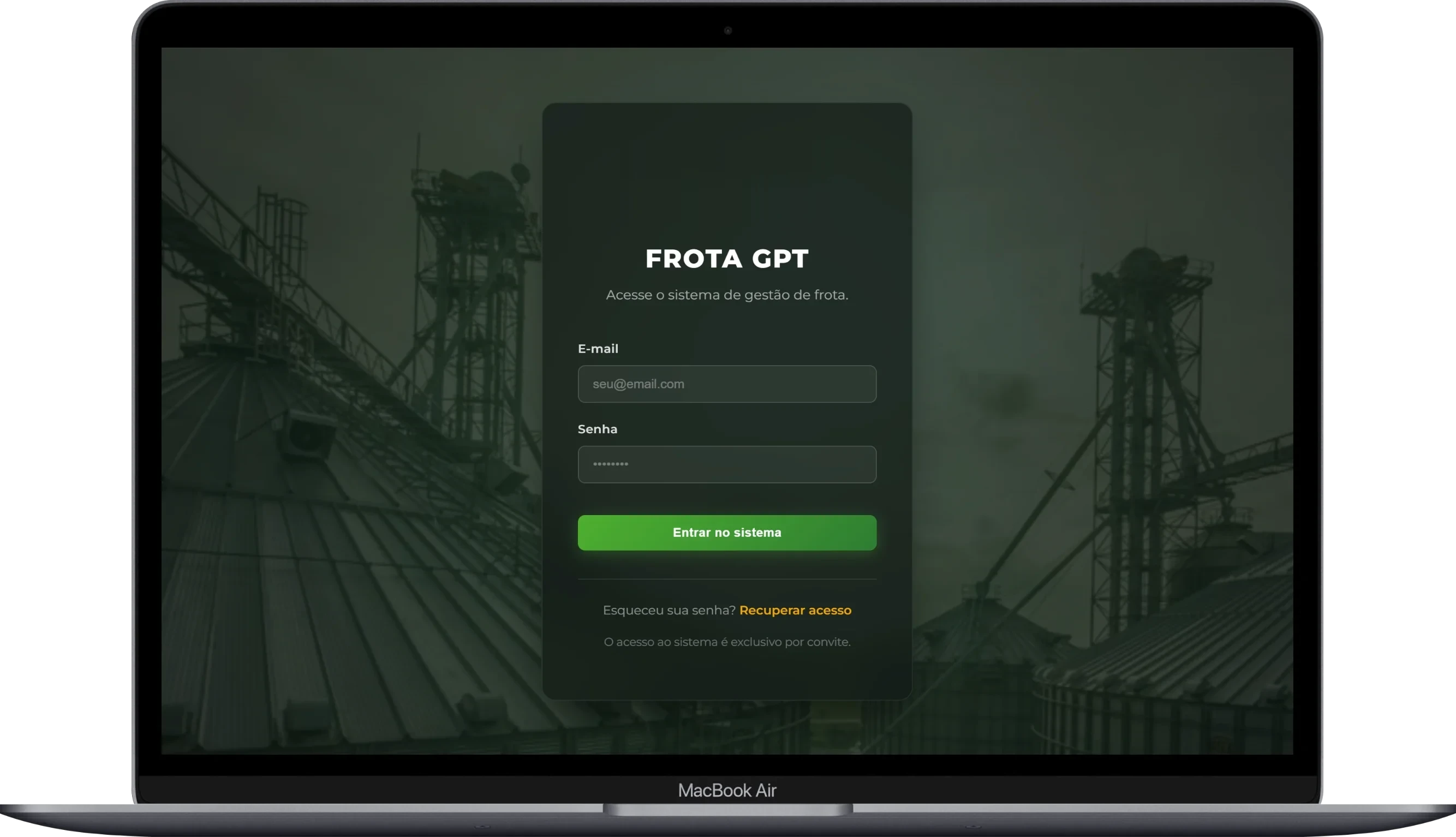 Prévia do projeto Frota GPT